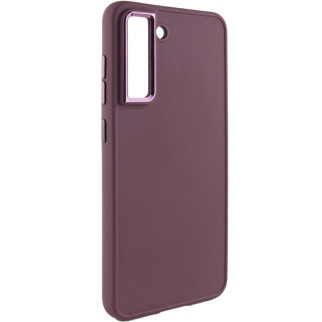 TPU чохол Bonbon Metal Style для Samsung Galaxy S23+ Бордовий / Plum - Інтернет-магазин спільних покупок ToGether