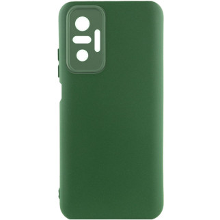 Чохол Silicone Cover Lakshmi Full Camera (A) для Xiaomi Redmi Note 10 Pro / 10 Pro Max Зелений / Dark green - Інтернет-магазин спільних покупок ToGether