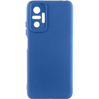 Чохол Silicone Cover Lakshmi Full Camera (A) для Xiaomi Redmi Note 10 Pro / 10 Pro Max Синій / Navy Blue - Інтернет-магазин спільних покупок ToGether