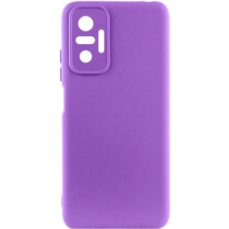 Чохол Silicone Cover Lakshmi Full Camera (A) для Xiaomi Redmi Note 10 Pro / 10 Pro Max Фіолетовий / Purple - Інтернет-магазин спільних покупок ToGether