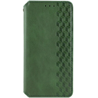 Шкіряний чохол книжка GETMAN Cubic (PU) для Samsung Galaxy A14 4G/5G Зелений - Інтернет-магазин спільних покупок ToGether