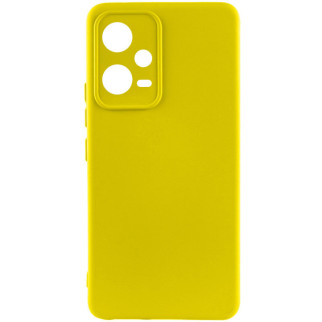 Чохол Silicone Cover Lakshmi Full Camera (A) для Xiaomi Poco X5 5G / Redmi Note 12 5G Жовтий / Flash - Інтернет-магазин спільних покупок ToGether