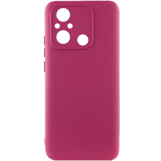 Чохол Silicone Cover Lakshmi Full Camera (A) для Xiaomi Redmi 12C Бордовий / Marsala - Інтернет-магазин спільних покупок ToGether