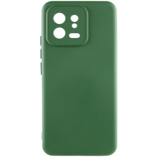 Чохол Silicone Cover Lakshmi Full Camera (A) для Xiaomi 13 Зелений / Dark green - Інтернет-магазин спільних покупок ToGether