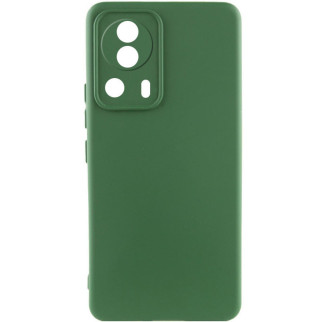 Чохол Silicone Cover Lakshmi Full Camera (A) для Xiaomi 13 Lite Зелений / Dark green - Інтернет-магазин спільних покупок ToGether