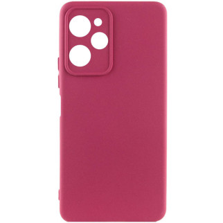 Чохол Silicone Cover Lakshmi Full Camera (A) для Xiaomi Poco X5 Pro 5G Бордовий / Marsala - Інтернет-магазин спільних покупок ToGether