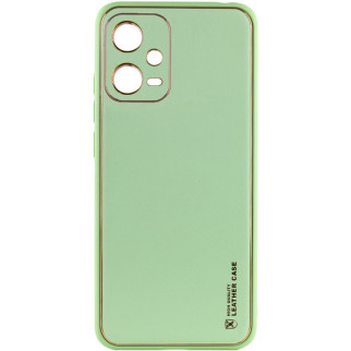 Шкіряний чохол Xshield для Xiaomi Poco X5 5G / Redmi Note 12 5G Зелений / Pistachio - Інтернет-магазин спільних покупок ToGether