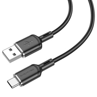 Дата кабель Borofone BX90 Cyber USB to Type-C (1m) Black - Інтернет-магазин спільних покупок ToGether