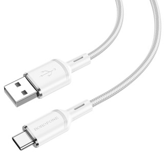 Дата кабель Borofone BX90 Cyber USB to Type-C (1m) White - Інтернет-магазин спільних покупок ToGether