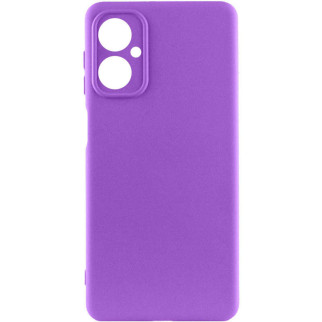 Чохол Silicone Cover Lakshmi Full Camera (A) для TECNO Spark 9 Pro (KH7n) Фіолетовий / Purple - Інтернет-магазин спільних покупок ToGether