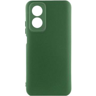 Чохол Silicone Cover Lakshmi Full Camera (A) для Oppo A17 Зелений / Dark green - Інтернет-магазин спільних покупок ToGether