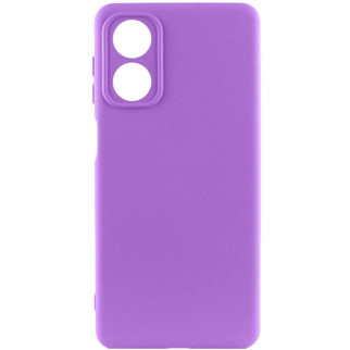 Чохол Silicone Cover Lakshmi Full Camera (A) для Oppo A17 Фіолетовий / Purple - Інтернет-магазин спільних покупок ToGether
