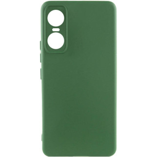 Чохол Silicone Cover Lakshmi Full Camera (A) для Tecno Pop 6 Pro Зелений / Dark green - Інтернет-магазин спільних покупок ToGether