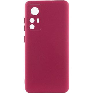 Чохол Silicone Cover Lakshmi Full Camera (A) для Xiaomi Redmi Note 12S Бордовий / Marsala - Інтернет-магазин спільних покупок ToGether
