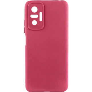 Чохол Silicone Cover Lakshmi Full Camera (AAA) для Xiaomi Redmi Note 10 Pro / 10 Pro Max Бордовий / Plum - Інтернет-магазин спільних покупок ToGether