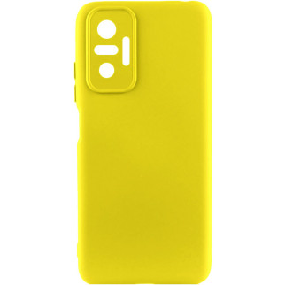 Чохол Silicone Cover Lakshmi Full Camera (AAA) для Xiaomi Redmi Note 10 Pro / 10 Pro Max Жовтий / Yellow - Інтернет-магазин спільних покупок ToGether