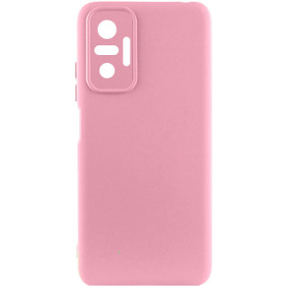 Чохол Silicone Cover Lakshmi Full Camera (AAA) для Xiaomi Redmi Note 10 Pro / 10 Pro Max Рожевий / Light pink - Інтернет-магазин спільних покупок ToGether