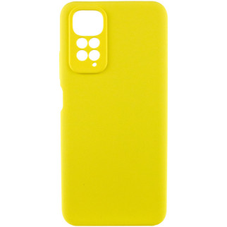 Чохол Silicone Cover Lakshmi Full Camera (AAA) для Xiaomi Redmi Note 11 (Global) / Note 11S Жовтий / Yellow - Інтернет-магазин спільних покупок ToGether