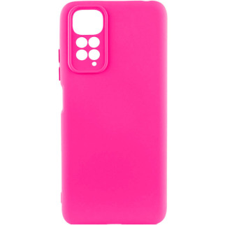 Чохол Silicone Cover Lakshmi Full Camera (AAA) для Xiaomi Redmi Note 11 (Global) / Note 11S Рожевий / Barbie pink - Інтернет-магазин спільних покупок ToGether