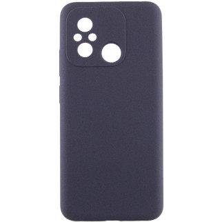Чохол Silicone Cover Lakshmi Full Camera (AAA) для Xiaomi Redmi 12C Сірий / Dark Gray - Інтернет-магазин спільних покупок ToGether