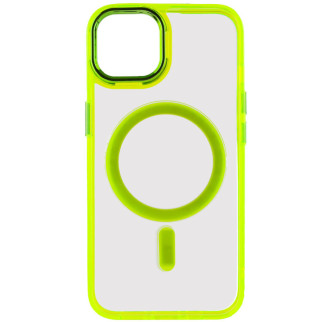 Чохол TPU Iris with MagSafe для Apple iPhone 12 Pro / 12 (6.1") Жовтий - Інтернет-магазин спільних покупок ToGether