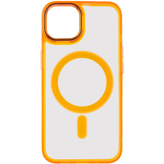 Чохол TPU Iris with MagSafe для Apple iPhone 12 Pro Max (6.7") Помаранчевий - Інтернет-магазин спільних покупок ToGether