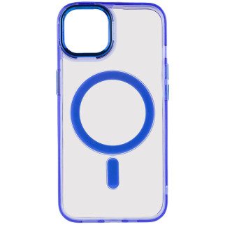 Чохол TPU Iris with MagSafe для Apple iPhone 12 Pro Max (6.7") Синій - Інтернет-магазин спільних покупок ToGether