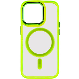 Чохол TPU Iris with MagSafe для Apple iPhone 13 Pro (6.1") Жовтий - Інтернет-магазин спільних покупок ToGether