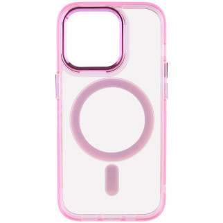 Чохол TPU Iris with MagSafe для Apple iPhone 13 Pro (6.1") Рожевий - Інтернет-магазин спільних покупок ToGether