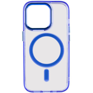Чохол TPU Iris with MagSafe для Apple iPhone 13 Pro (6.1") Синій - Інтернет-магазин спільних покупок ToGether