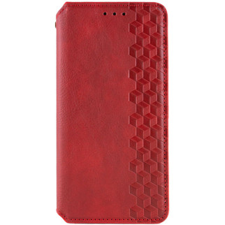 Шкіряний чохол книжка GETMAN Cubic (PU) для Xiaomi Poco F5 / Note 12 Turbo Червоний - Інтернет-магазин спільних покупок ToGether