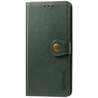Шкіряний чохол книжка GETMAN Gallant (PU) для Samsung Galaxy M54 5G Зелений - Інтернет-магазин спільних покупок ToGether