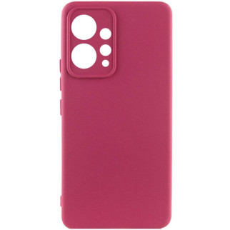 Чохол Silicone Cover Lakshmi Full Camera (A) для Xiaomi Redmi 12 Бордовий / Marsala - Інтернет-магазин спільних покупок ToGether