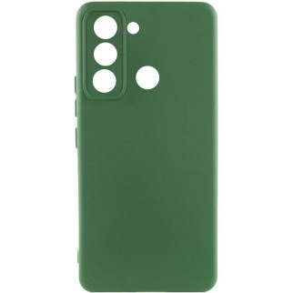 Чохол Silicone Cover Lakshmi Full Camera (A) для TECNO Spark 8C Зелений / Dark green - Інтернет-магазин спільних покупок ToGether