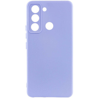 Чохол Silicone Cover Lakshmi Full Camera (A) для TECNO Spark 8C Бузковий / Dasheen - Інтернет-магазин спільних покупок ToGether