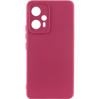 Чохол Silicone Cover Lakshmi Full Camera (A) для Xiaomi Poco F5 / Note 12 Turbo Бордовий / Marsala - Інтернет-магазин спільних покупок ToGether