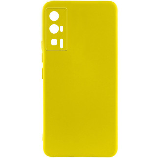 Чохол Silicone Cover Lakshmi Full Camera (A) для Xiaomi Poco F5 Pro Жовтий / Flash - Інтернет-магазин спільних покупок ToGether