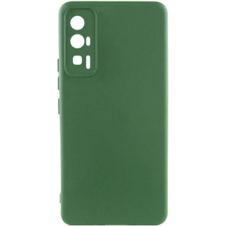 Чохол Silicone Cover Lakshmi Full Camera (A) для Xiaomi Poco F5 Pro Зелений / Dark green - Інтернет-магазин спільних покупок ToGether