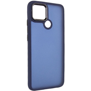 Чохол TPU+PC Lyon Frosted для Oppo A15s / A15 Navy Blue - Інтернет-магазин спільних покупок ToGether