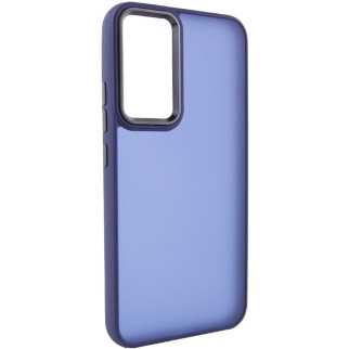 Чохол TPU+PC Lyon Frosted для Samsung Galaxy A34 5G Navy Blue - Інтернет-магазин спільних покупок ToGether