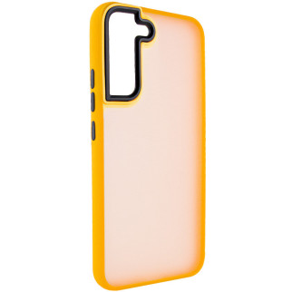 Чохол TPU+PC Lyon Frosted для Samsung Galaxy S21 FE Orange - Інтернет-магазин спільних покупок ToGether
