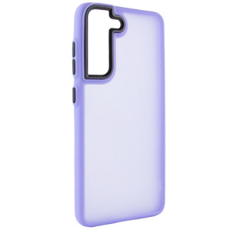Чохол TPU+PC Lyon Frosted для Samsung Galaxy S21 FE Purple - Інтернет-магазин спільних покупок ToGether