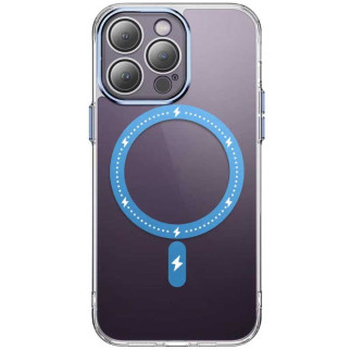 Чохол TPU+PC Colorful with MagSafe для Apple iPhone 12 Pro (6.1") Blue - Інтернет-магазин спільних покупок ToGether