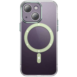 Чохол TPU+PC Colorful with MagSafe для Apple iPhone 13 (6.1") Green - Інтернет-магазин спільних покупок ToGether