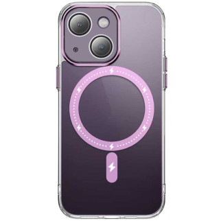 Чохол TPU+PC Colorful with MagSafe для Apple iPhone 14 (6.1") Pink - Інтернет-магазин спільних покупок ToGether