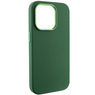 Чохол Silicone Case Metal Buttons (AA) для Apple iPhone 13 Pro (6.1") Зелений / Clover - Інтернет-магазин спільних покупок ToGether