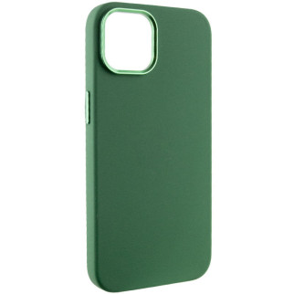 Чохол Silicone Case Metal Buttons (AA) для Apple iPhone 14 (6.1") Зелений / Clover - Інтернет-магазин спільних покупок ToGether