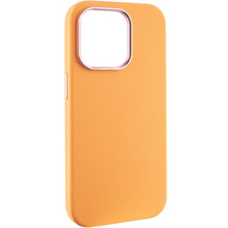 Чохол Silicone Case Metal Buttons (AA) для Apple iPhone 14 Pro (6.1") Помаранчевий / Marigold - Інтернет-магазин спільних покупок ToGether