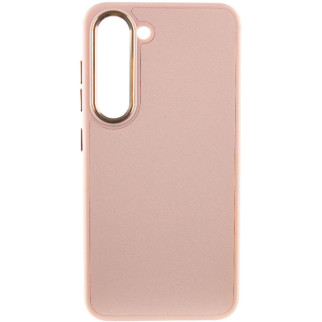 Шкіряний чохол Bonbon Leather Metal Style для Samsung Galaxy S22+ Рожевий / Light pink - Інтернет-магазин спільних покупок ToGether