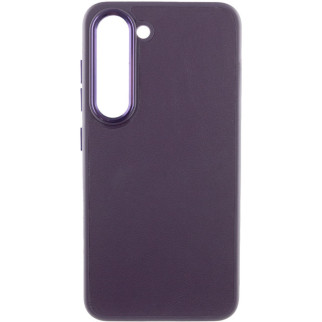 Шкіряний чохол Bonbon Leather Metal Style для Samsung Galaxy S22+ Фіолетовий / Dark Purple - Інтернет-магазин спільних покупок ToGether